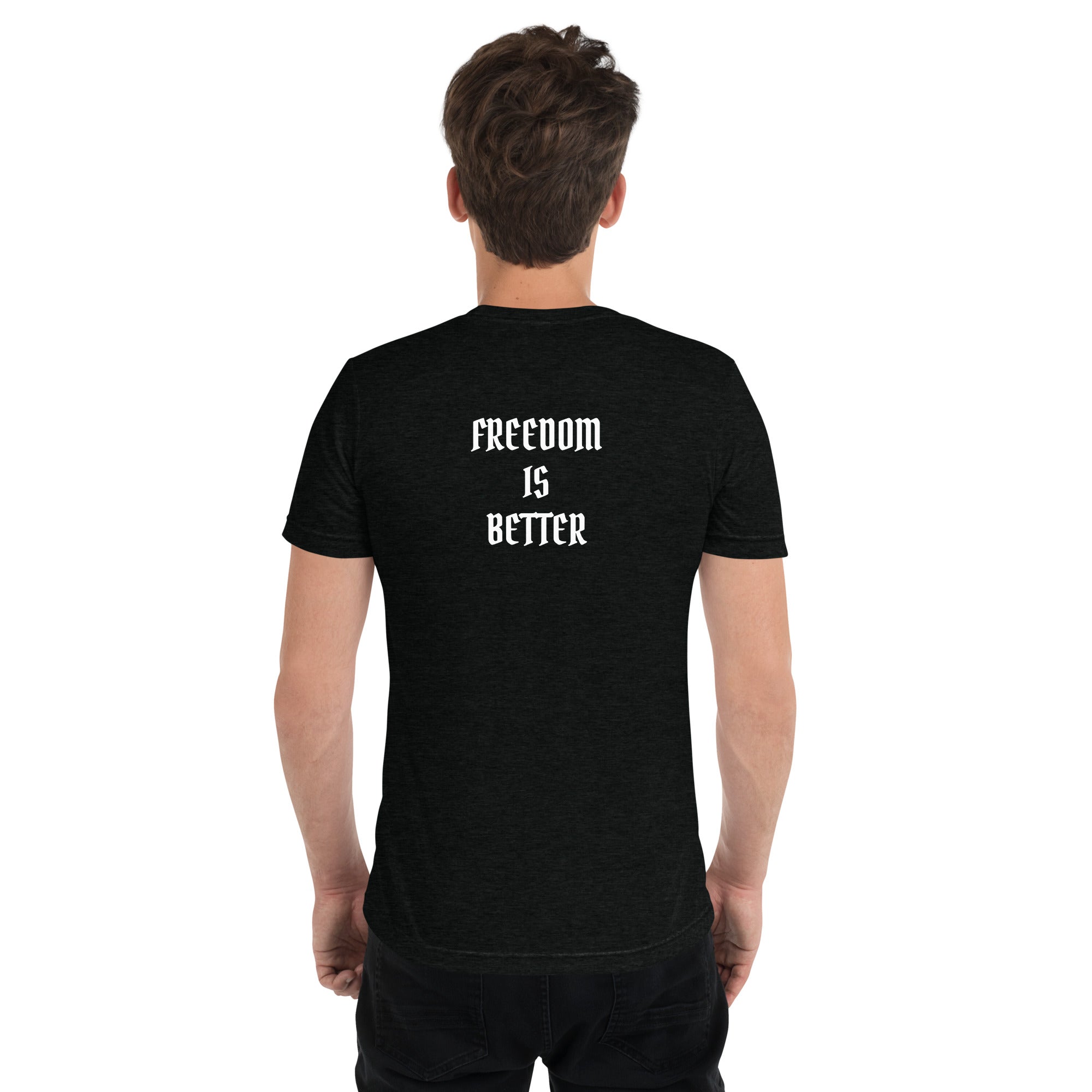 PAUL WAS RIGHT / FREEDOM IS BETTER | PREMIUM SHORT SLEEVE, (TRI-BLEND) T-SHIRT